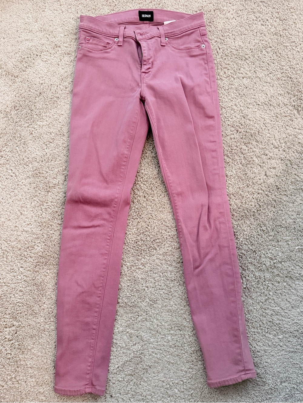 Hudson Jeans Dusty Rose Skinny Women's Jeans